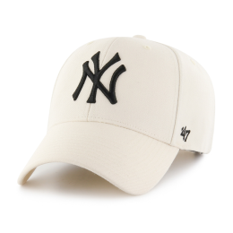 47 MLB NEW YORK YANKEES MVP SNAPBACK NATURAL CAP