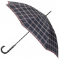 Navy Blue Leo Walking Stick Umbrella with Sailor Finish - Piganiol