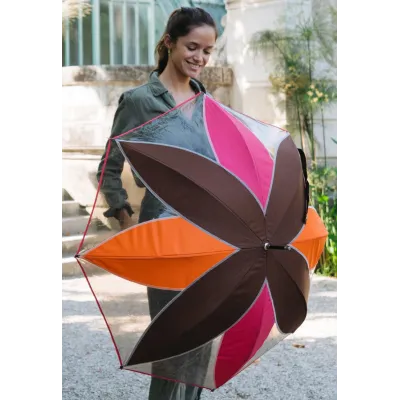 Women's Transparent Rosette Umbrella - Piganiol Reference: 19904| Chapellerie Traclet