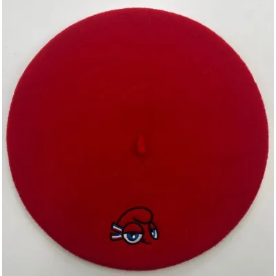 Béret Officiel Mascotte De Paris 2024 Rouge - Le Béret Français