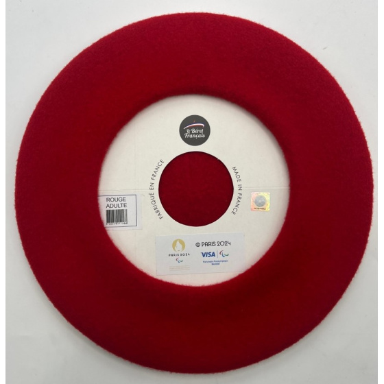 Béret Officiel Mascotte De Paris 2024 Rouge - Le Béret Français