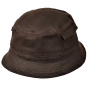 Oiled Cotton Bucket Hat Riverman Brown - Scippis