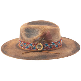 Traveller Stuck With U Natural Straw Hat - Bullhide