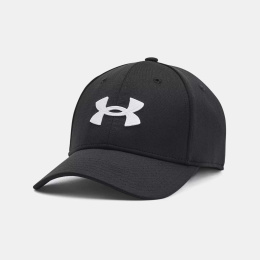 black under armour cap with white logo