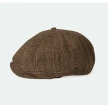casquette plate Brixton en marron et beige réf/19960