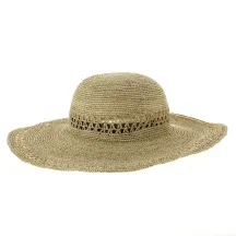 Capeline Elyne Paille Raphia Naturelle - Traclet