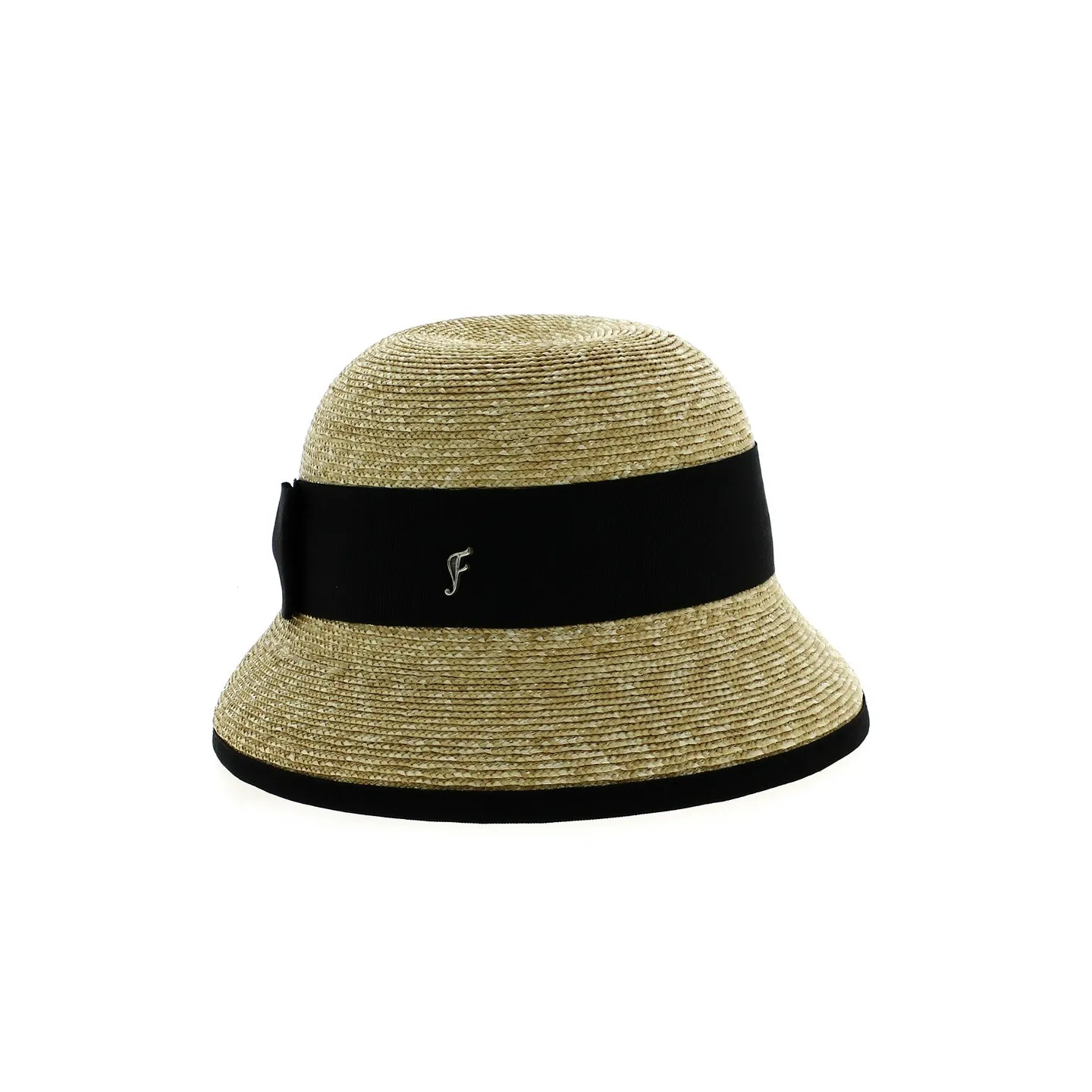Chapeau Cloche Santornin Paille Naturel - Fléchet