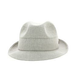 Traclet Beige Cotton and Linen Bucket Hat