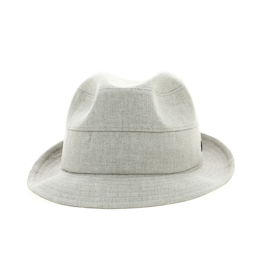Chapeau Bob en Coton et Lin beige Traclet