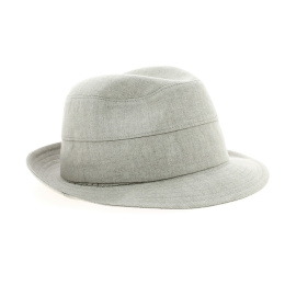 Traclet Beige Cotton and Linen Bucket Hat
