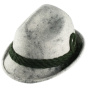Heather Gray Tyrolean Hat - Dreispitz Hat