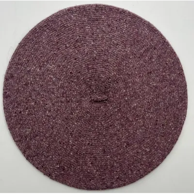Summer Cotton, Silk & Linen Beret in Lavender - Le Béret Français  Reference: 19970| Chapellerie Traclet