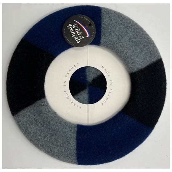 Béret Enfant Trio Bleu Noir & Gris - Le Béret Français