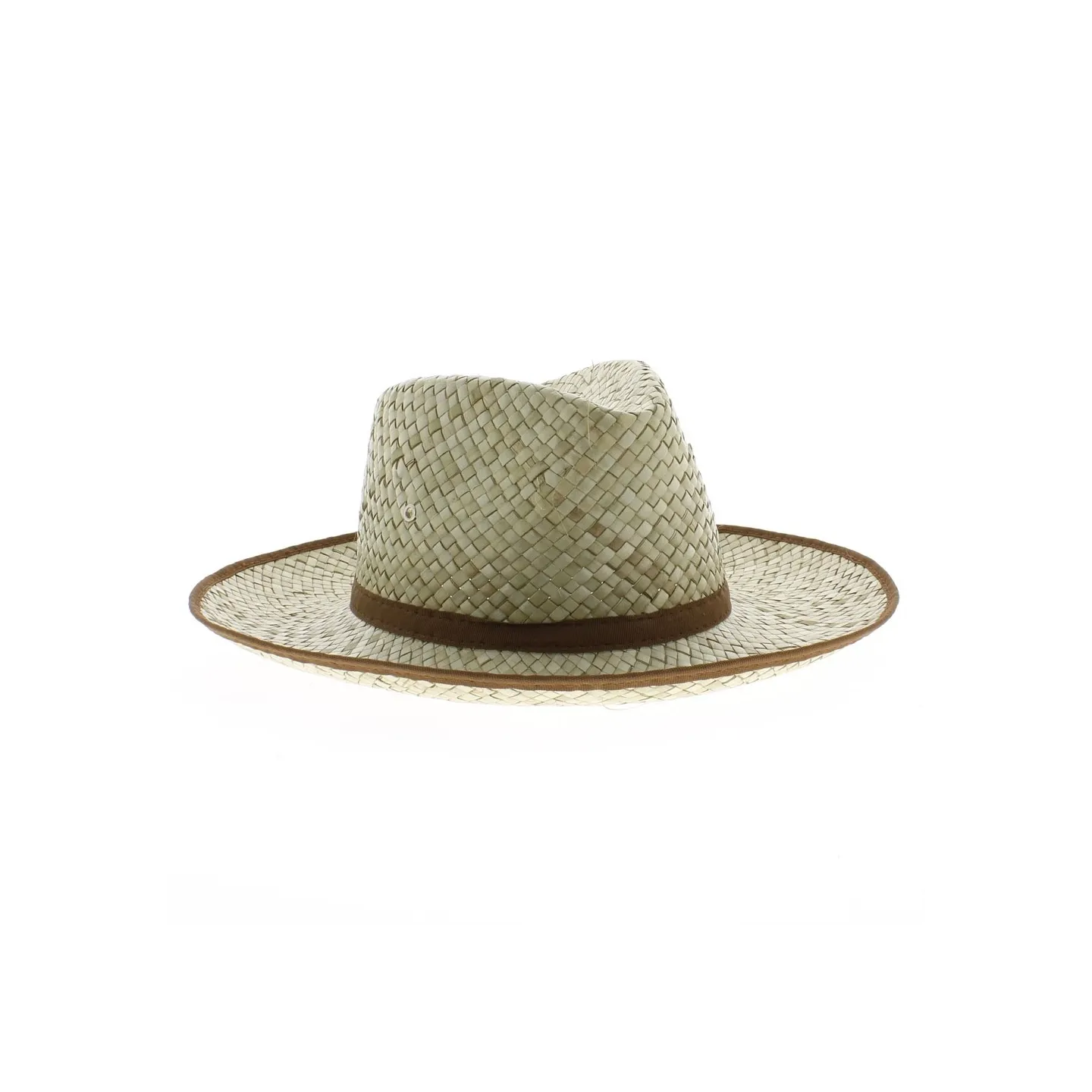 Chapeau de jardin en paille naturel made in france