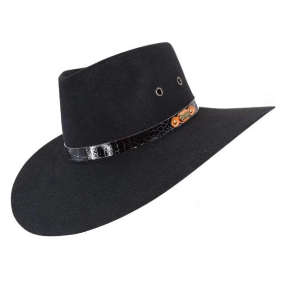 Black Territory Fur Felt Hat - Akubra