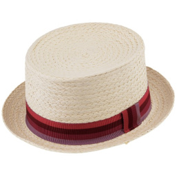 Niccolò Straw Half Top Hat - Traclet