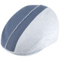 Blue Linen Giovanni Flat Cap - Traclet