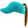Casquette Baseball Femme Ponytail Turquoise - Traclet  Reference : 19984| Chapellerie Traclet