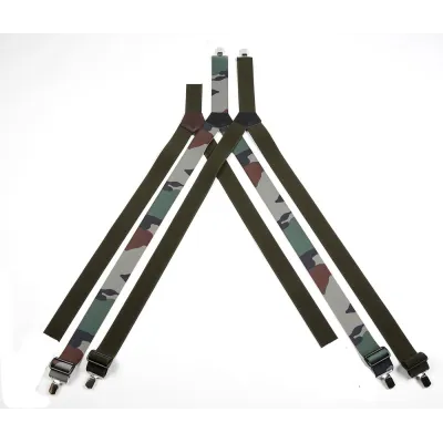 Y-Shaped Clip-on Commando Suspenders Made in France Reference: 19996 | Chapellerie Traclet