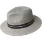 Grey Paper Straw Fedora Hat Hester - Bailey