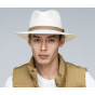 Oswego Natural Paper Panama Fedora Hat - Bailey