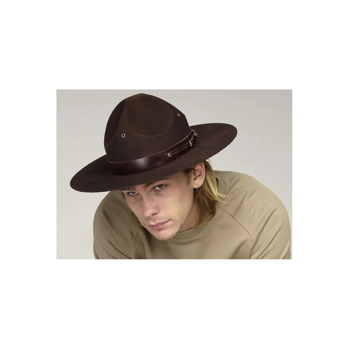 Chapeau Scout Montana Feutre Laine Marron - Bailey  Reference : 20007| Chapellerie Traclet