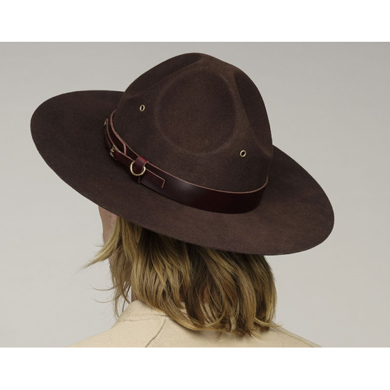 Chapeau Scout Montana Feutre Laine Marron - Bailey