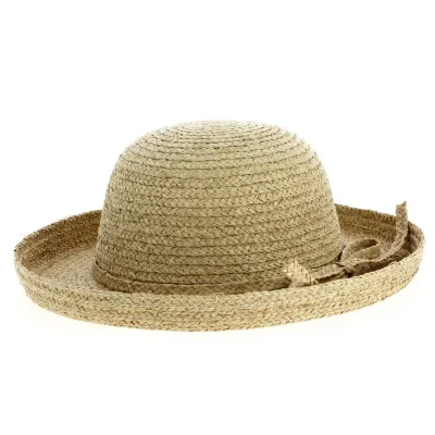 Natural Straw Breton Hat - Reference: 10545 | Traclet Hat Shop