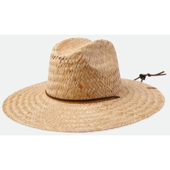 Bells Wide Brim Straw Traveller Hat - Brixton