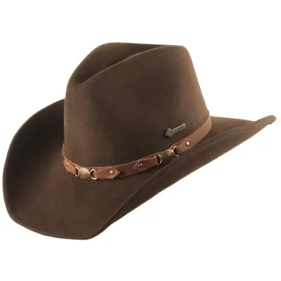 Brown Western Bandit Hat - Scippis Reference: 20021| Chapellerie Traclet