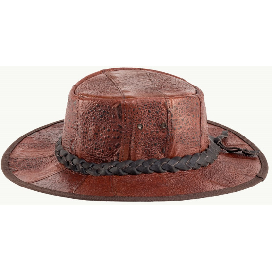 Traveller Outback Toad Leather Hat - Scippis