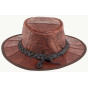 Traveller Outback Toad Leather Hat - Scippis