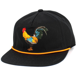 Black Rooster Trucker Cap - Traclet