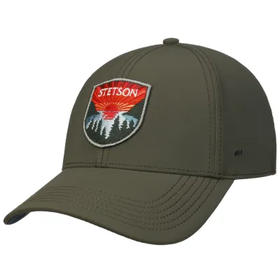 Casquette Baseball Coucher De Soleil Olive - Stetson réf 20028 chapellerie traclet