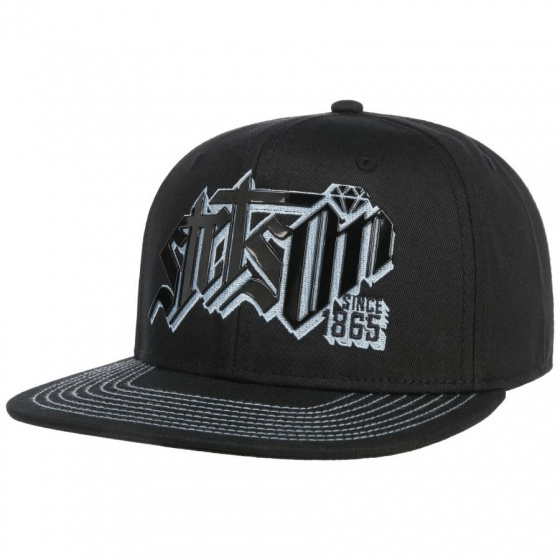 Casquette Snapback Toothpick Rebel Bordeaux - Stetson Casquette Snapback Toothpick Rebel Bordeaux - Stetson