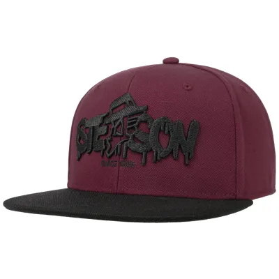 Casquette Snapback Toothpick Rebel Bordeaux - Stetson