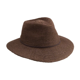 Brown Traveller Hat Gilly UPF 50+ - House of Ord