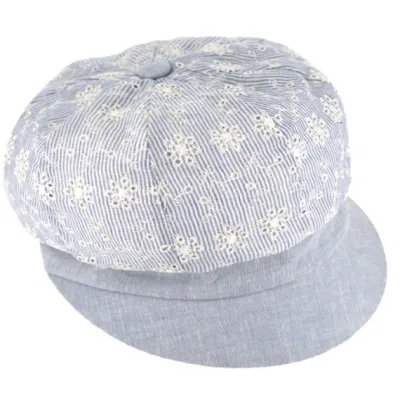 Blue Anemone Newsboy Cap - Traclet Reference: 20036| Traclet Hat Shop