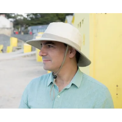 Traveller Savane High Protection Hat String Beige - Soway Reference: 19597| Traclet Hat Shop