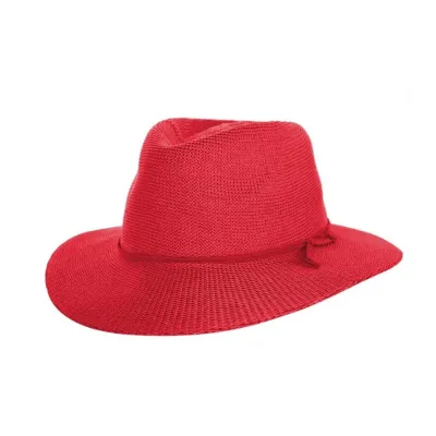 Red Gilly Traveller Hat UPF 50+ - House of Ord Reference: 3239 | Traclet Hat Shop