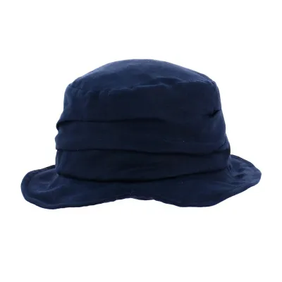 Plain linen bucket hat - ref 20054
