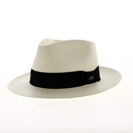 Traveller Hat Flat Brim Donato Panama White - Traclet