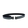 Navy buckleless belt made in France Reference: 20060 | Chapellerie Traclet