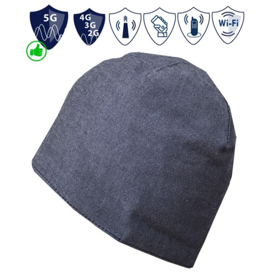 Bonnet Anti-Ondes Gris Anthracite Made In France - Natur'Onde Bonnet Anti-Ondes Gris Anthracite Made In France - Natur'Onde