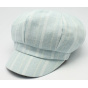 Light Blue Daniela Newsboy Cap - Traclet