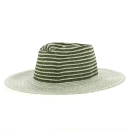 Beige and green Sisteron traveler hat