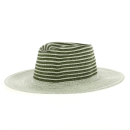 Sisteron beige and green traveller hat
