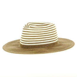 Sisteron traveller hat in camel and beige