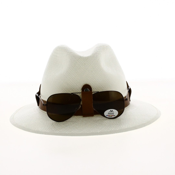 Panama Hat Antibes with sunglasses Panama Hat Antibes with sunglasses