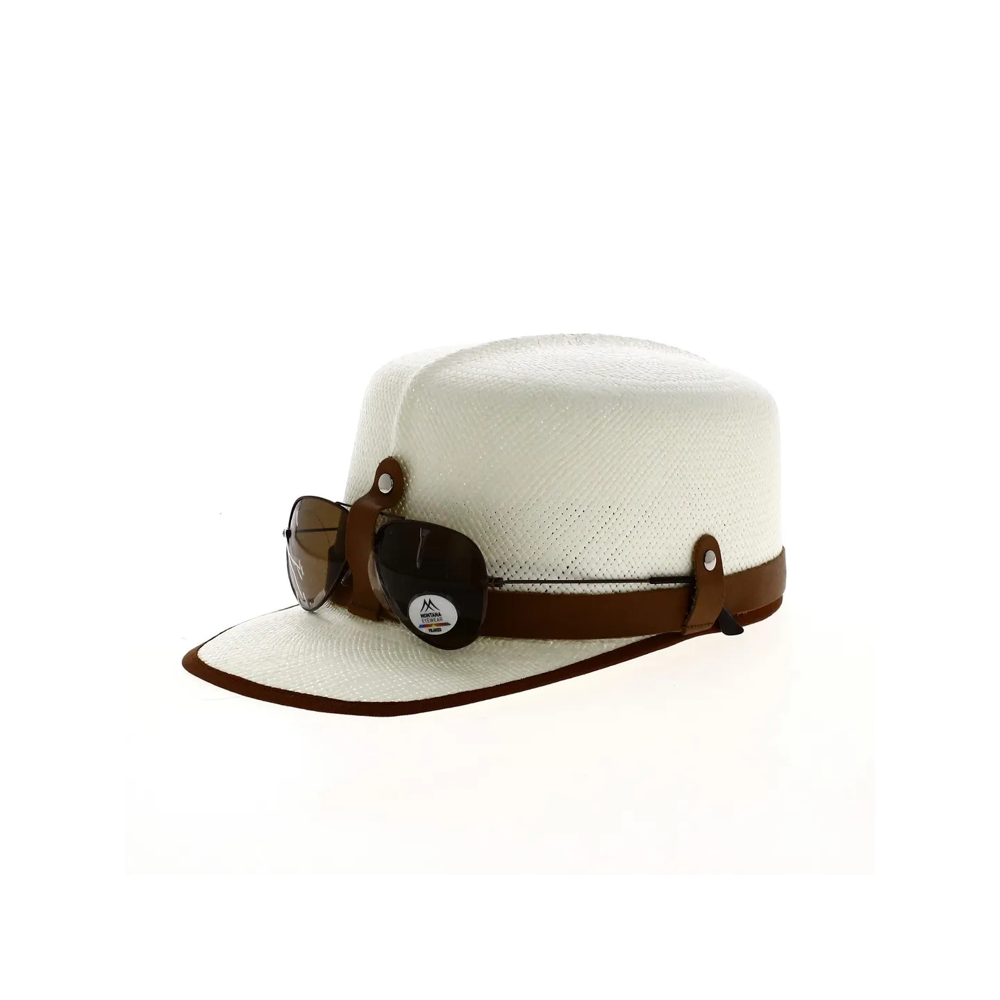 Arles Panama Cap with Sunglasses